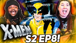 Wolverine is the key!😱 X-Men The Animated Series! 2X8 REACTION!!