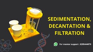 SEDIMENTATION, DECANTATION & FILTRATION PROCESS