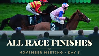 All race finishes from day 3 of the November Meeting at Cheltenham racecourse