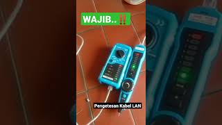 Pengetesan Kabel LAN,Sebelum Di Pasang |  LAN Tester#shortsvideo #shorts @altafteknik801