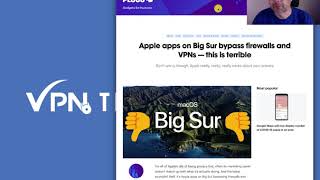 NEWS: macOS 11 "Big Sur" kann VPN Nutzer enttarnen! (Apple Apps umgehen die Firewall + VPN-Clients)