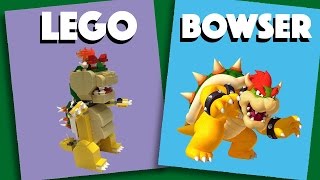 LEGO - Nintendo - Bowser - Stop Motion Build (How to Build)