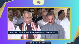 Union Minister @mlkhattar & Himachal CM @sukhvindersukhu