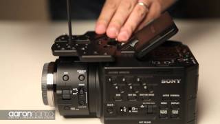 Sony NEX-FS100 Q&A - Touchscreen Angle with & without Accessory Mounting Plate