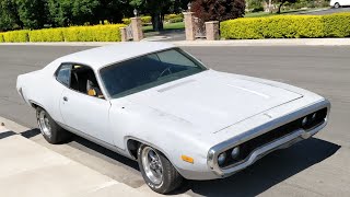 1971 Plymouth RoadRunner Satellite 360 Magnum V8 IN ACTION!!