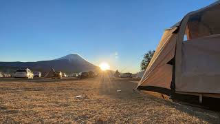 2022.1.1 ふもとっぱら初日の出 タイムラプス with ROBENS lookout500