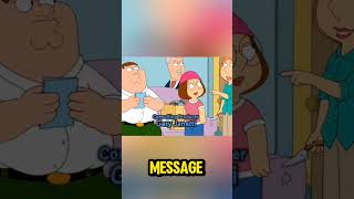 Peter Received a card 😂 #familyguyshorts #funny #comedy #viral #familyguyclips