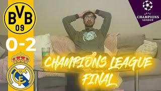 REAL MARDID V DORTMUND REACTION | CHAMPIONS LEAGUE FINAL 2024 | CITY FAN REACT TO UCL FINAL | SAM JR