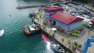 Vuelco de barco en Lastres