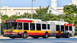 MTA Maryland 2011 New Flyer DE60LF #11092 On The Local Link 80 to Rogers Ave Metro Station