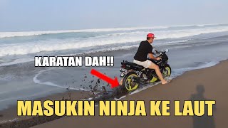 CHALLENGE MASUKIN NINJA RR KE LAUT !!