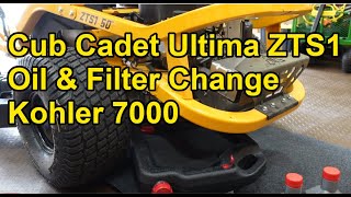 [HOW TO] Change the Engine Oil & Air Filter on a Cub Cadet Ultima ZTS1 (Kohler 7000)