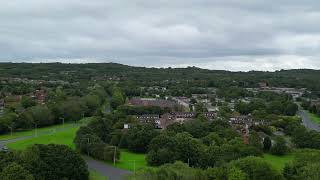 Skelmersdale greenery via drone