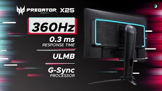 Is THIS the 360Hz gaming monitor to get? - Acer Predator X25 360Hz