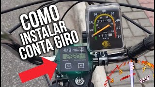 Como Instalar Conta Giro Na Bike Motorizada!