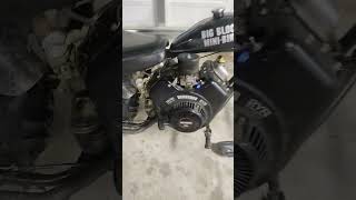 Homemade 18 HP V-Twin Snow Bike