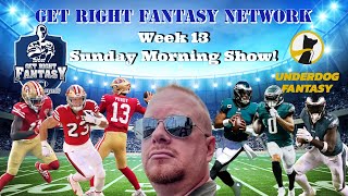 Week 13 Sunday Morning Show with *Live* Q&A | GRFN Ep. 228