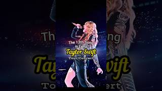 The 13th Songs of each Taylor Swift Tour #taylorswift #taylorsversion #theerastour #shorts #music