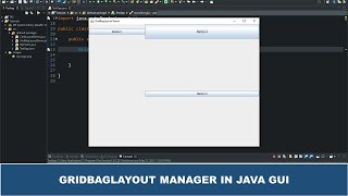 Java GUI Tutorial #15 - GridBagLayout Manager In Java GUI using static variables