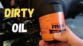 Changing the oil on the Sportsman 450