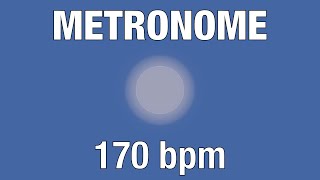 170 BPM Metronome | Audio + Visual