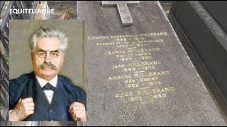 Tombe du président de la République Française Alexandre MILLERAND au cimetière de Passy à Paris