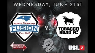 NC Fusion vs. Tobacco Road FC USL-2