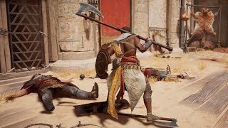 Assassin's Creed Origins - Krokodilopolis Gladiator Arena Gameplay