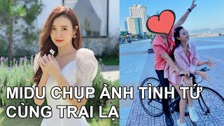 Midu chụp ảnh tình tứ cùng trai giấu mặt khiến fans đứng ngồi không yên | Tin Tức KCN TV