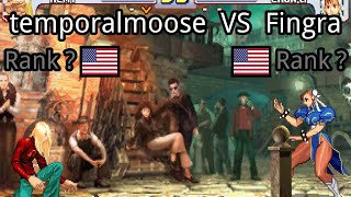 Street Fighter III: 3rd Strike: temporalmoose (US, Rank ?)  vs Fingra (US, Rank ?)