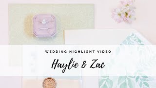 Haylie & Zac's Wedding Video Highlight - April 22nd, 2022 - Powell Gardens