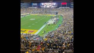 Steelers Fans Sing Rudolph The Red Nose Reindeer And Chant Mason Rudolph Bengals Vs Steelers