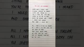 The Gift - Jim Brickman (lyrics) #handwriting #youtubeshorts #shorts