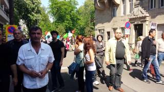 Génocide Arménien - Manifestation devant le consulat turque à Strasbourg 24/04/2014