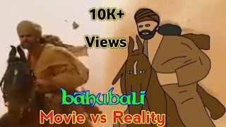 bahubali movie vs Reality | part 2 and part 3 | 2d animation