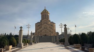 Tbilisi 300 Aragveli - Avlabari - Holy Trinity Cathedral 4K 60fps