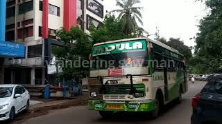 Back to back bus running near balmatta mangalore. #bus #busvideos #mangalore