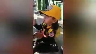 Una hincha de The Strongest desde la cuna