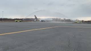 Water canon salute