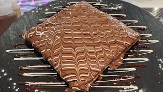 nutella chocolate crepe design yummy food