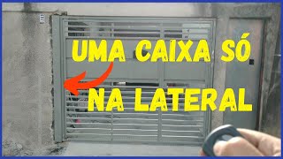 PORTÃO BASCULANTE DE UMA CAIXA SÓ