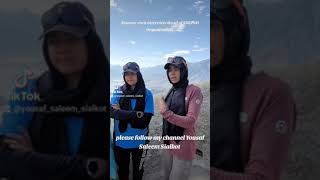 Mansur rock we met With Head of ASCEND Organisation Skardu #Skardu #youtubeshorts #viralvideo #viral