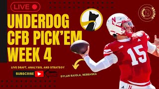 C2C CFB Underdog Show - Week 4 PICK'EM & BEST BALL