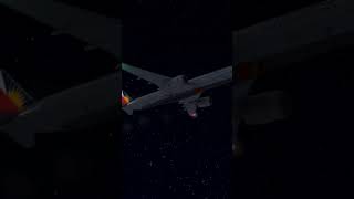 Cruising at 41,000ft [] Real Flight Simulator #shorts