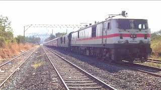 GZB WAP-7 With 12263 Pune - NZM AC Duronto Honks and Smoothly Skips Neral...!!!