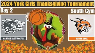 Oswego East Wolves vs. Butler Lynx | York Girls Basketball Turkey Tourney Day 2