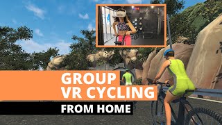 VR Cycling Home Workouts for Any Exercise Bike [HOLOFIT VR Fitness]