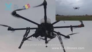 30 minute flight Octa 1115 drone with 1800g payload