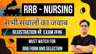 RRB NURSING OFFICER 2024 I QUESTION AND ANSWER I NURSING KINGDOM