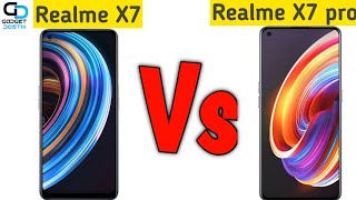 Realme X7 Vs Realme X7pro mobile comparison